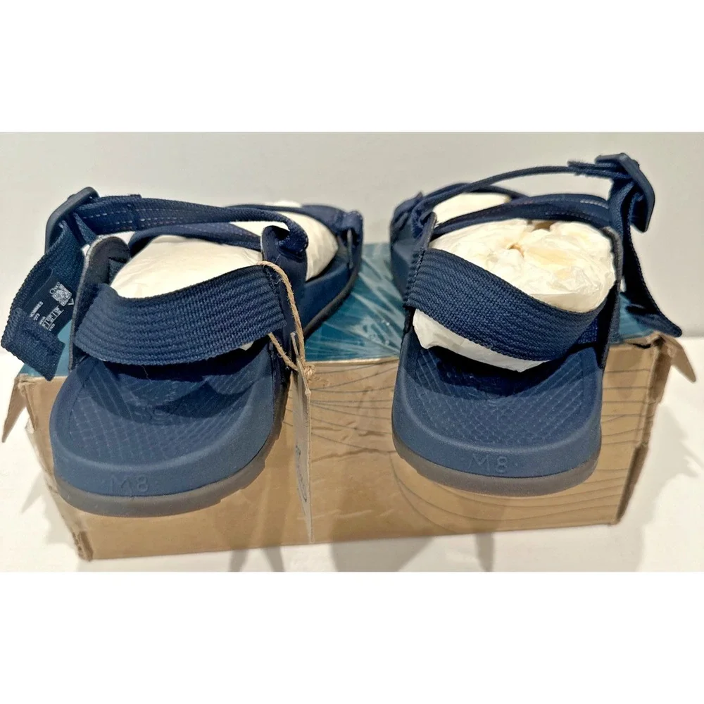 Chaco Men Size 8/ EU 41 Lowdown Strappy Sandal Navy Outdoor